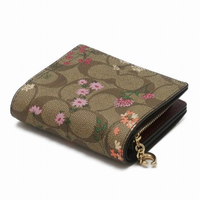 コーチ COACH 財布 レディース 二つ折り財布 シグネチャー 花柄 コーチ COACH 財布 レディース 二つ折り財布 シグネチャー 花柄