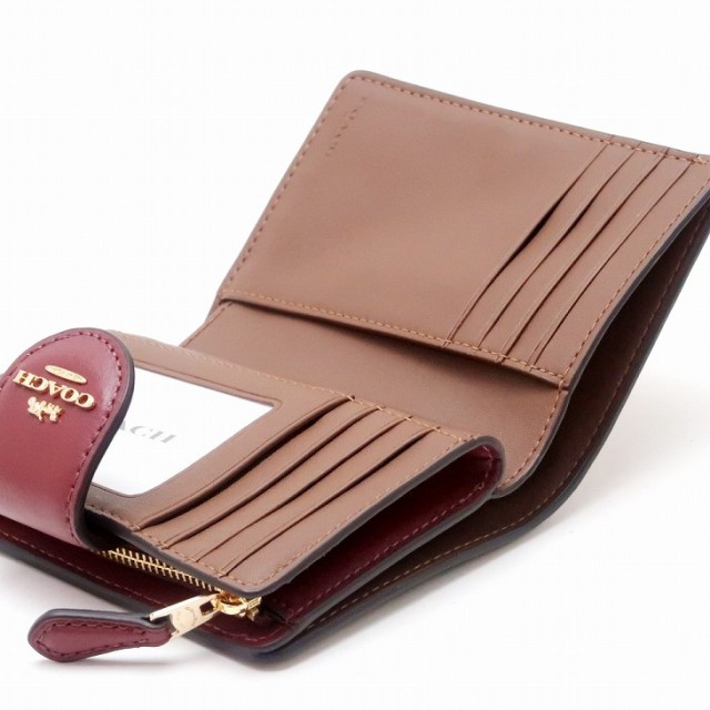 コーチ COACH 財布 レディース 二つ折り財布 花柄 シグネチャー