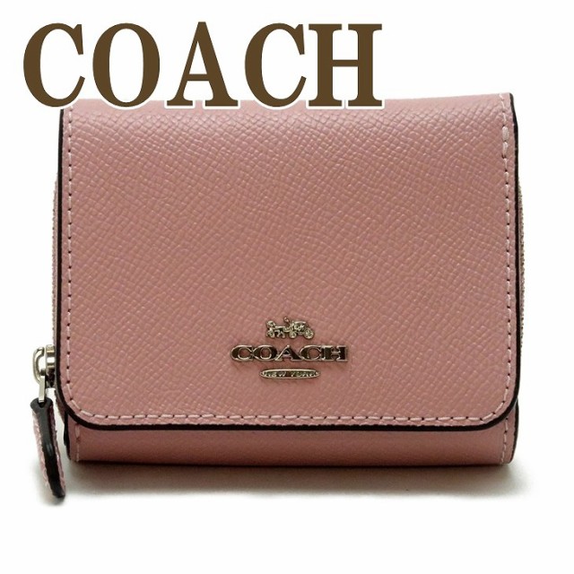 コーチ レック COACH 財布 三つ折り 折財布 ミニ レディース レザー 37968SVXR ブランド 人気 1200lm