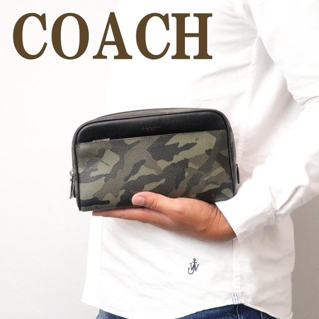 受賞店舗 コーチ Coach バッグ メンズ セカンドバッグ クラッチバッグ セカンドポーチ ブランド カモ 迷彩 qbgrn ブランド 人気 公式ストア Centrodeladultomayor Com Uy