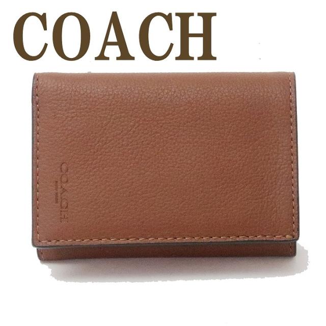 在庫限り コーチ 財布 メンズ 三つ折り財布 Coach レザー sad ネコポス ブランド 人気 Web限定 Farmerscentre Com Ng