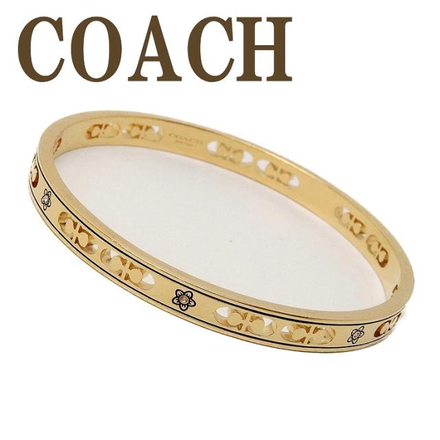 美しい コーチ Coach ブレスレット バングル ロゴ ラインストーン 花 1693gld ネコポス ブランド 人気 レビューで送料無料 Www Cheftools Com Sa