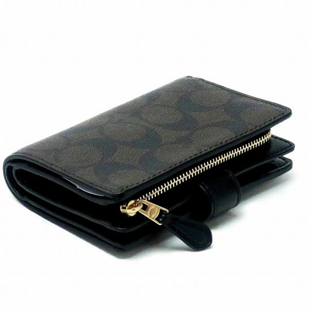 コーチ 低廉 Coach 財布 レディース 二つ折り財布 シグネチャー 人気 ブランド レザー imaa8