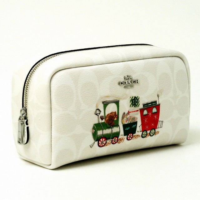 コーチ COACH ポーチ コスメポーチ ミラー キーリング