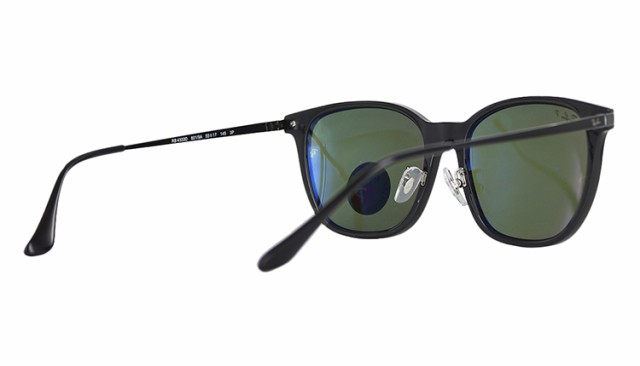 レイバン 偏光サングラス RB4333D 601/9A 55サイズ Ray-Ban アジアエリア限定 大きめ スクエア メンズ レディース サングラス  偏光 UVカット ブランド 国内正規 クリングス鼻パッド ブラック ポラライズドダークグリーン 紫外線対策 おしゃれ ギフト プレゼント 保証書 ...