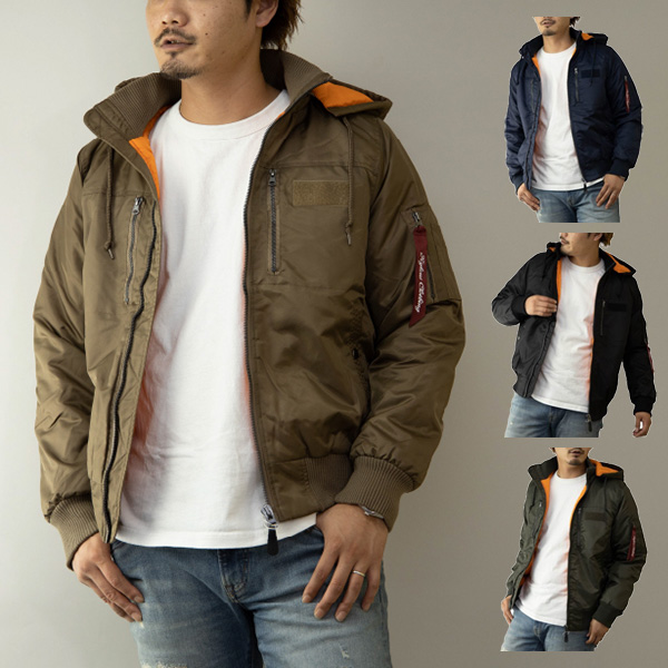 全ての ミリタリージャケット Ma1 フライトジャケット 中綿 秋 コーデ フード脱着 ナイロン ブルゾン 無地 長袖 アウター ユニセックス メンズ 人気第1位 Vacationgetaways4less Com