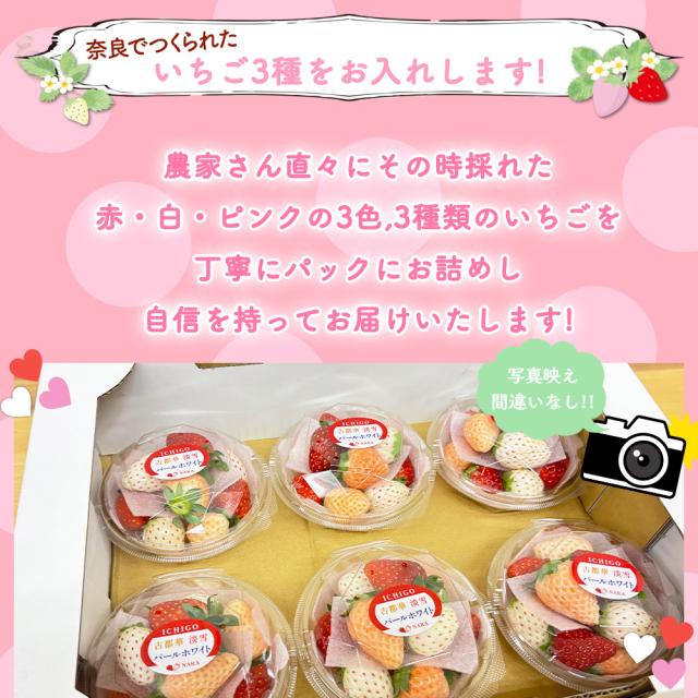 3色いちご