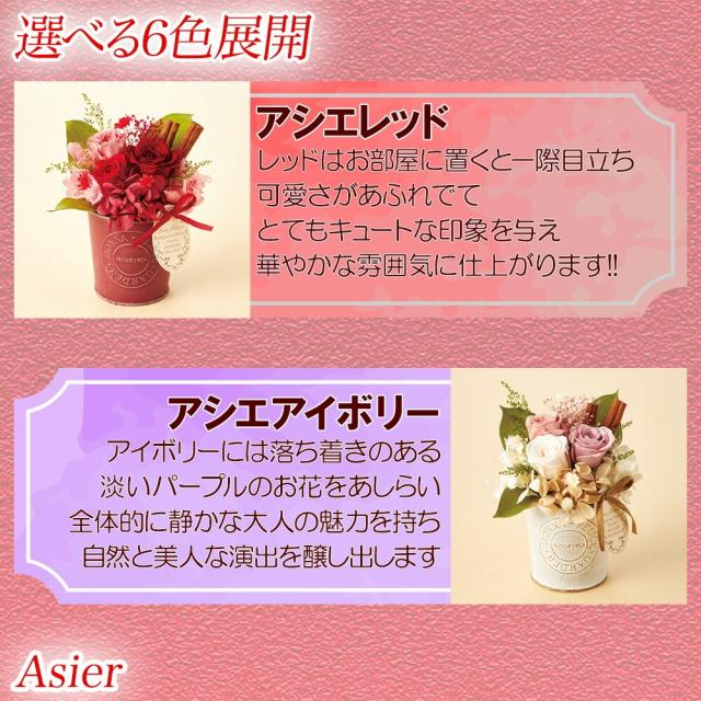 4種から選べるプリザーブドフラワー