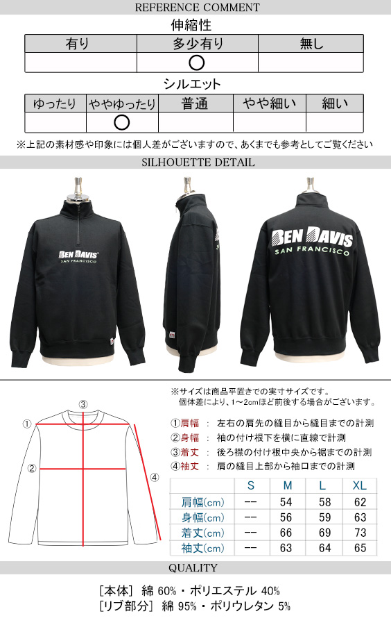 BEN DAVIS スウェット
