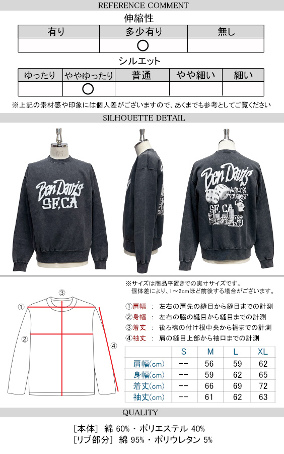 BEN DAVIS スウェット