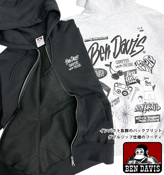 BEN DAVIS パーカー