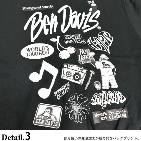 BEN DAVIS パーカー