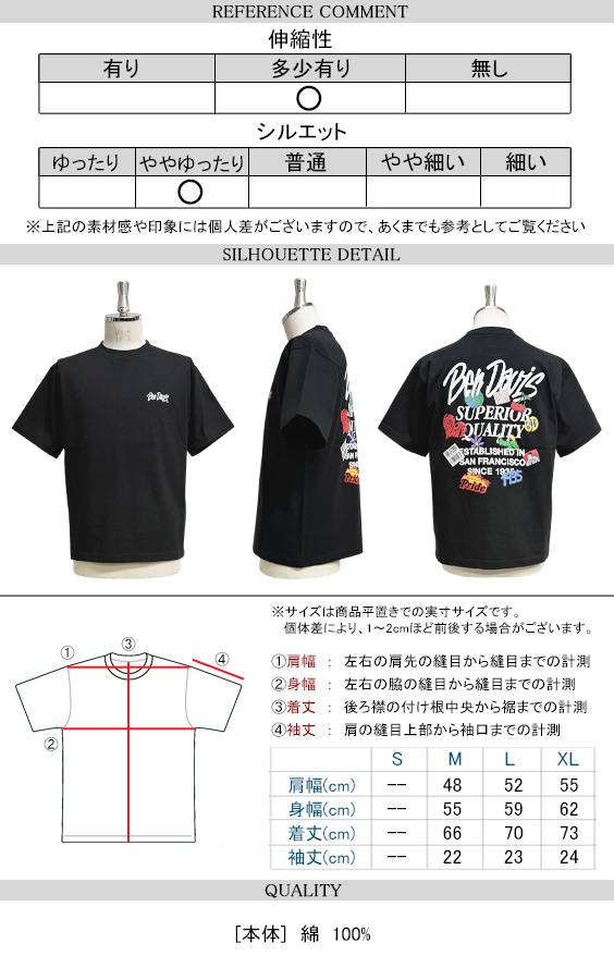 BEN DAVIS Tシャツ