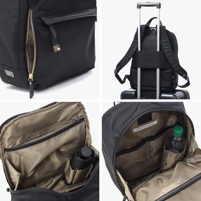 【商品レビューで＋5％】【正規品5年保証】 エースジーン リュック レディース ace.GENE ビジネスリュック スーツケース連結 A4 8L 13.3inch ラプリム 68801 wsb