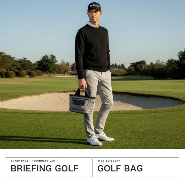 【商品レビューで＋5％】【日本正規品】 ブリーフィング ゴルフ トートバッグ BRIEFING GOLF 8.5L B5 DL SERIES CART TOTE DL FD RIP BRG241T24
