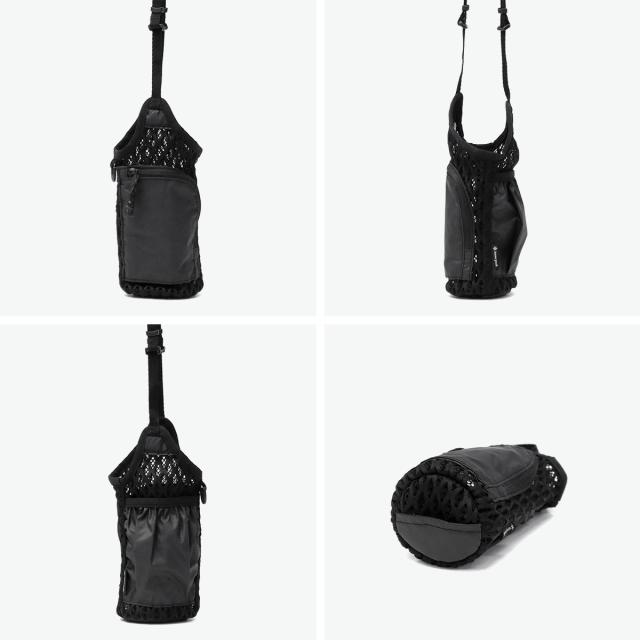 【商品レビューで＋5％】スノーピーク ボトルホルダー ショルダー おしゃれ  peak ボトルケース カバー 肩掛け 斜めがけ メッシュ 水筒ケース 持ち歩き フェス ビーチ 0.9L Double Face Mesh Bottle Carrier ボトルキャリア AC-25SU409