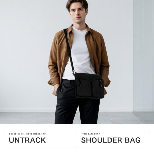 【5％OFFクーポン】【商品レビューで＋5％】アントラック ショルダーバッグ メンズ レディース 斜めがけ 軽量 大人 B5 UNTRACK 3.5L CITY / 3LS Helmet Shoulder M 60373