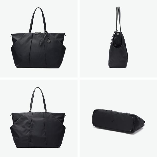 【5％OFFクーポン】【商品レビューで＋5％】ダブルアンドデイナイト トートバッグ レディース 大きめ W&.Day/Night バッグ 軽量 ポーチ付き きれいめ 大人 上品 B4 PC 15.6inch 26L Sukku 15185 wsb