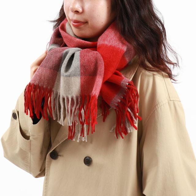 【商品レビューで＋5％】ダブルジェイヘンダーソン スコットランド マフラー W.J.HENDERSON SCOTLAND イギリス製 WOVEN STOLE WJHA-03