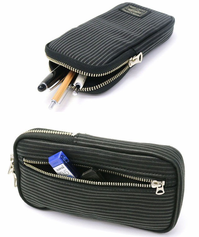 ポーター ドローイング ペンケース 650-08773 ポーチ 吉田カバン PORTER DRAWING PEN CASE 筆箱 大きめ ファスナー 縦型 コットンキャンバス メンズ レディース ポーター ドローイング ペンケース 650-08773 ポーチ 吉田カバン