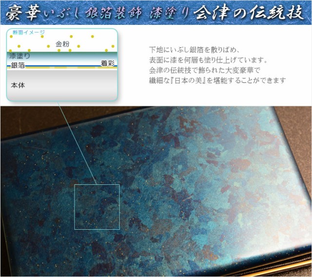 持ち運びもできる国産位牌【携帯位牌（仏壇）マインドアルテ：ブルーブラック】会津伝統いぶし銀箔・漆塗仕上げ 位牌札付き 送料無料の通販はau PAY  マーケット - 仏壇仏具の仏縁堂 | au PAY マーケット－通販サイト