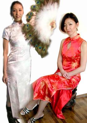 ロングドレスモデル