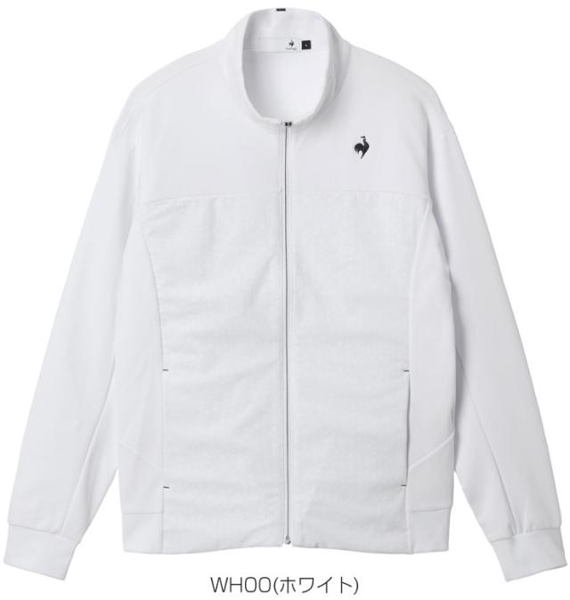 ルコックスポルティフ ゴルフ トライアングル柄 ハイブリッド フルジップ ミドラーブルゾン ウェア メンズ 2025年秋冬モデル M-3L LG5FSW00M ルコックスポルティフ ゴルフ トライアングル柄 ハイブリッド