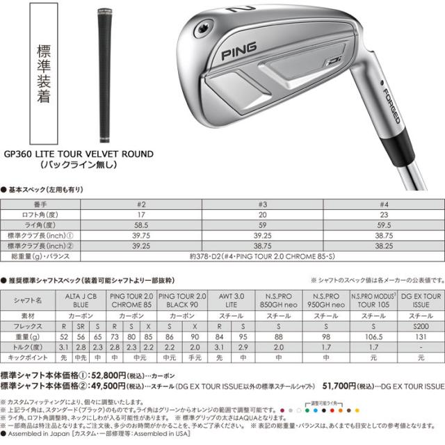 特注カスタムクラブ ピン iDi ドライビングアイアン ライフル