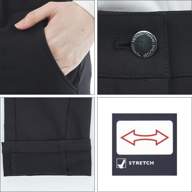 トミーヒルフィガー ゴルフ ウェア レディース ストレッチ ナイロン