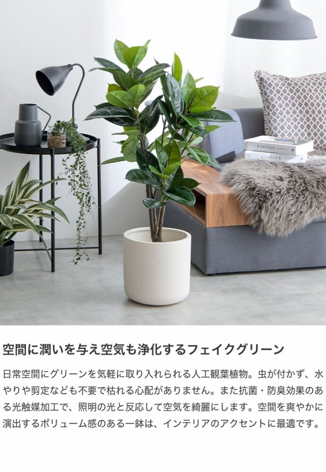 g162005】観葉植物 ゴムの木 フィカス フェイクグリーン 人工観葉植物