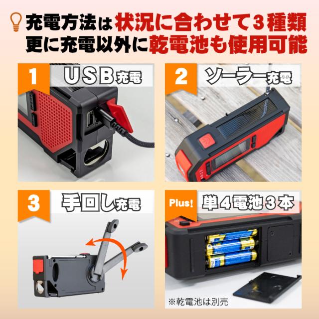 多機能ポータブル電源　テレビ　ラジオ　ライト　防災グッズ　ホワイト Amazon.co.jp: 【2025発売】 防災ラジオ テレビ 7インチ大画面