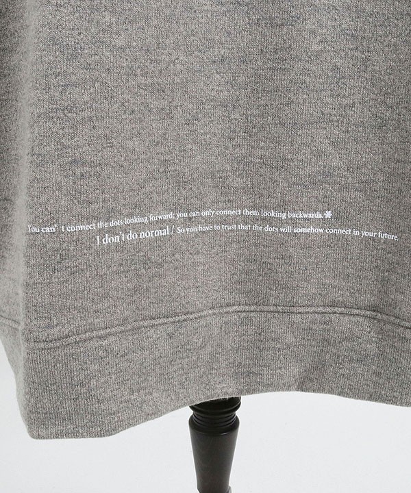 GLIMCLAP グリムクラップ Wool mixed-fabric hooded sweatshirtの通販