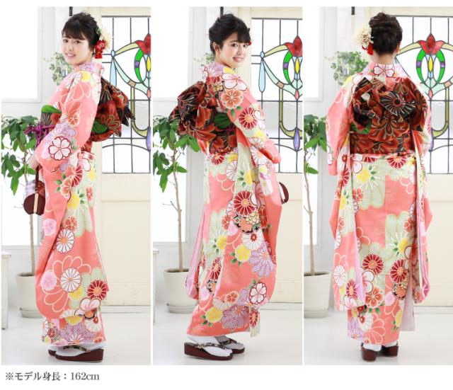 最大20日間レンタル 成人式 振袖 レンタル 20点フルセット 派手