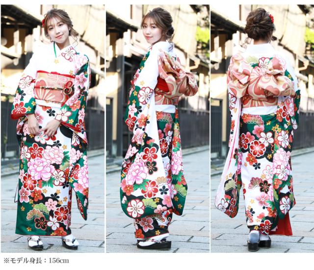 レンタル】【最大20日間レンタル】 成人式 振袖 レンタル 20点フル