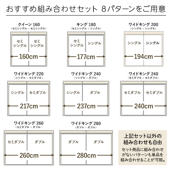 日本製国産 ベッド 棚付き ブラウン ワイドキング280(D+D) ボンネルコイルマットレス付きの通販はau PAY マーケット - フジックス|商品ロットナンバー:500703 低床 連結 ロータイプ すのこ 木製 LED照明付き 超激安格安