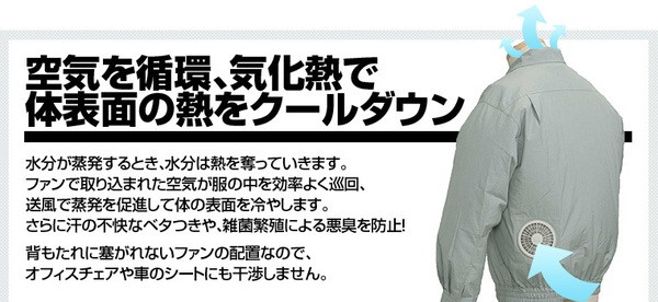 サイズ 空調服 リチウムバッテリーセットの通販はau PAY マーケット - フジックス|商品ロットナンバー:244327680 綿薄手長袖作業着 M-500U 〔カラーダークブルー: サイズM〕 による