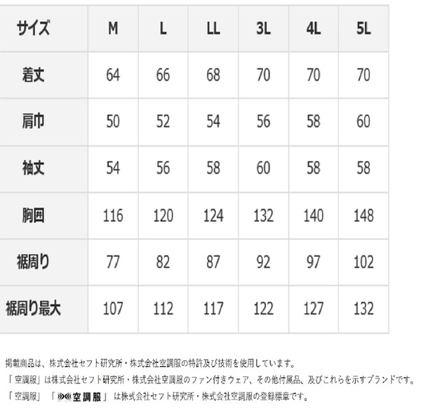 KU90600 空調服 R 裏地式綿厚手 FAN2200G・RD9261・LISUPER1セット