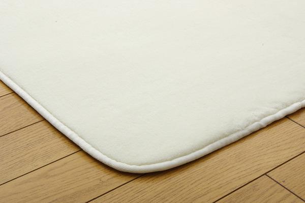 になります ラグ ベージュ 約200×300cm(ホットカーペット対応)の通販はau PAY マーケット - フジックス|商品ロットナンバー:249525666 カーペット 4畳 無地 フランネル 『フラン』 モスグリー