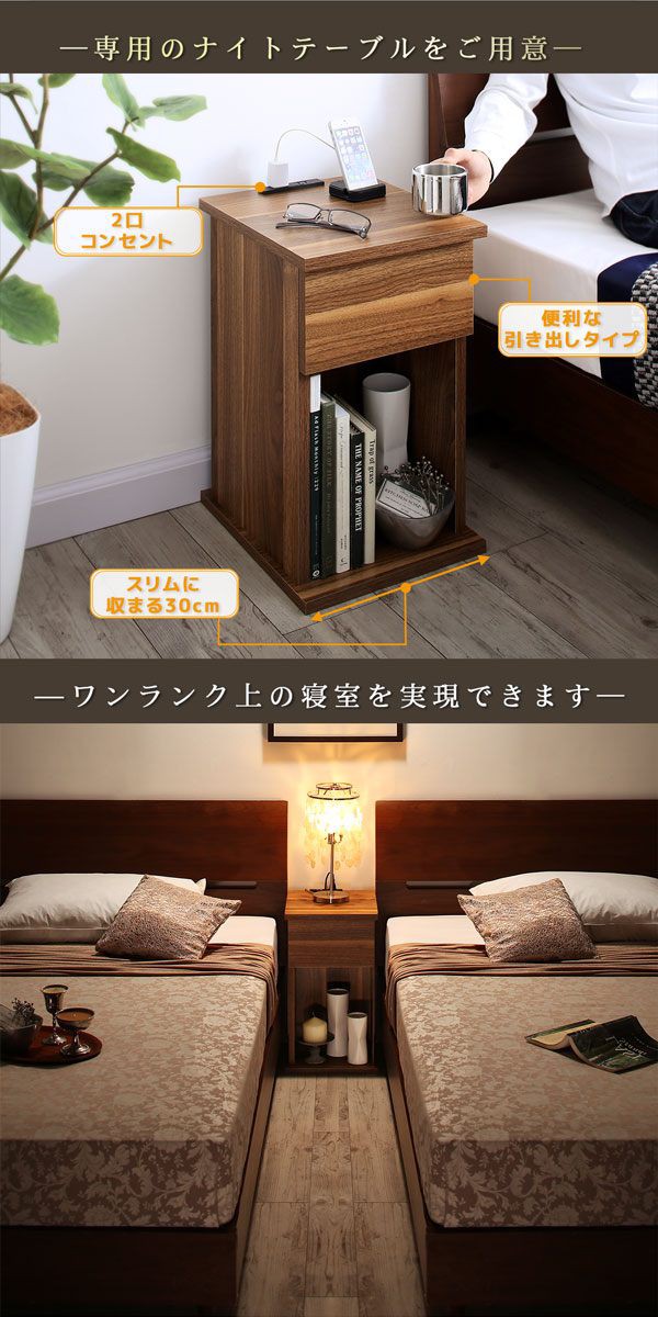 通販セール 棚付き 〔マットレス色〕ブラックの通販はau PAY マーケット - フジックス|商品ロットナンバー:3 ツインすのこベッド ラクリス 〔スタンダードボンネルコイルマットレス付き〕 ツイン(S×2) 通販正規品