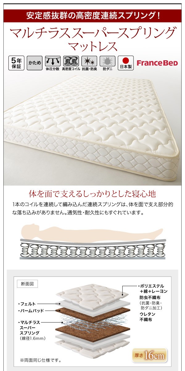 高さ調整可能 国産 ファミリーすのこベッド 〔Mariana 高さ調整可能 国産 ファミリーすのこベッド 〔Mariana