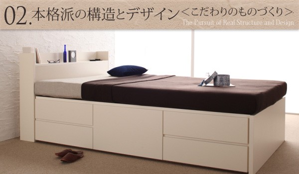 などを☼ 〔組立設置料込〕チェストベッド ホワイトの通販はau PAY マーケット - フジックス|商品ロットナンバー:299157207 〔Spass〕 〔薄型プレミアムポケットコイルマットレス付き〕 セミダブル ☜がございま