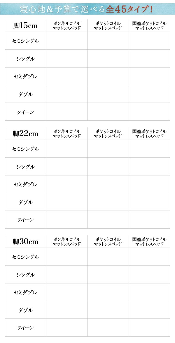 をカートに ベーシック脚付きマットレスベッド アイボリーの通販はau PAY マーケット - フジックス|商品ロットナンバー:326502312 ポケットコイルマットレス シングル 脚30cm すので