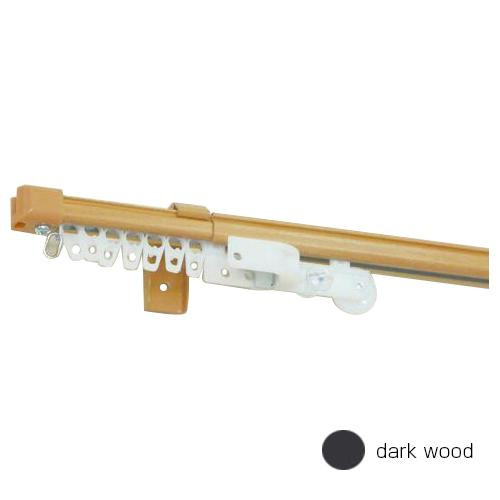 最終値下げ 伸縮カーテンレール クロスライド 3mシングル 1 6 3 0m ダークウッド 累計販売2万枚突破 Centrodeladultomayor Com Uy