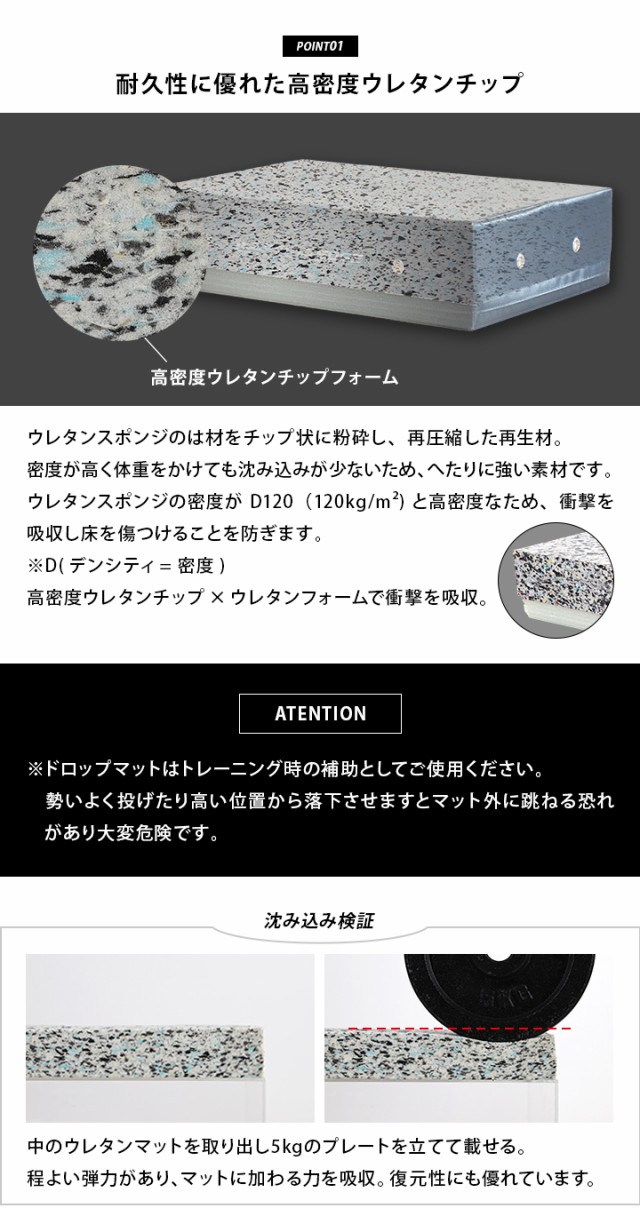 リーディングエッジ LEADING EDGE エクササイズマット ドロップ