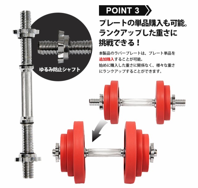 定番大特価 リーディングエッジ 単品 レッド LE-DB30 eSPORTS(イースポーツ)|商品ロットナンバー:276961128 ラバーダンベル 30kg 正規品セール