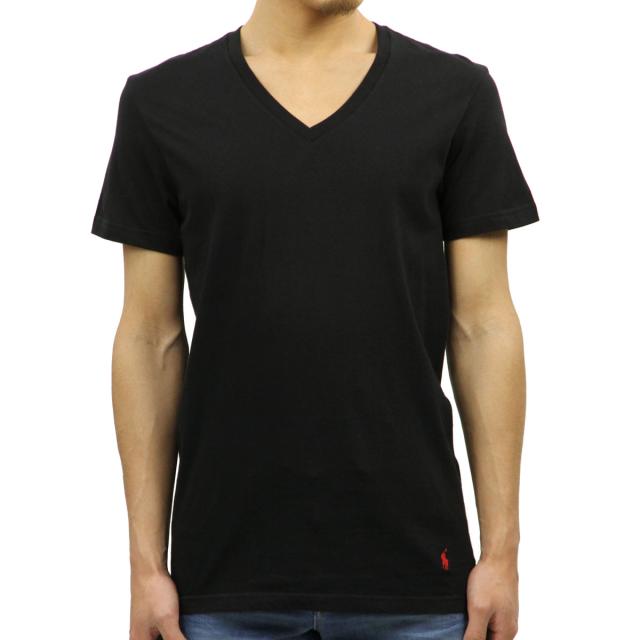 ポロ ラルフローレン Tシャツ 正規品 POLO RALPH LAUREN 半袖Tシャツ VネックTシャツ アンダーウェア COTTON CLASSIC V-NECK T-SHIRT NCVNP PBD POLO BLACK/RL2000 RED PP