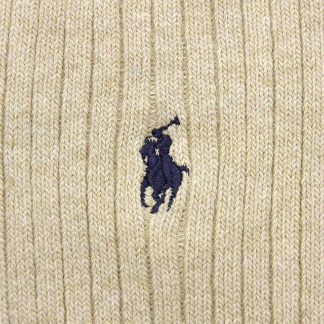 ポロ ラルフローレン POLO RALPH LAUREN 正規品 ソックス COTTON RIB SINGLE SOCK TAUPE HEATHER 264 - TAUPE HEATHER