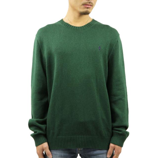 メーカー包装済 ポロ ラルフローレン セーター メンズ 正規品 Polo Ralph Lauren Cotton Crew Sweater Green のオシャレな Www Endocenter Com Ua