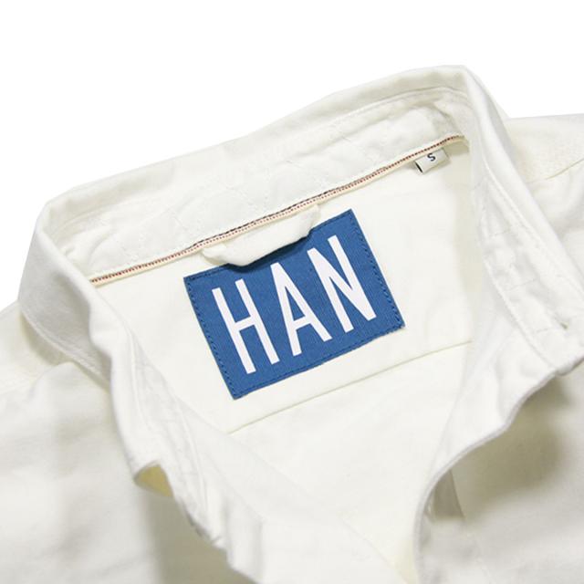 ハン HAN KJOBENHAVN 正規販売店 メンズ シャツ ONE POCKET SHIRT IVORY D15S25 クリスマス プレゼント ラッピング ハン HAN KJOBENHAVN 正規販売店 メンズ シャツ ONE POCKET SHIRT