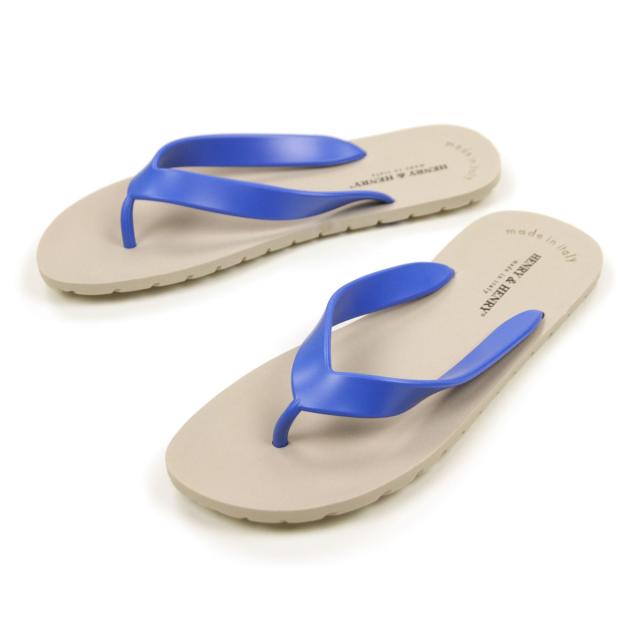 ヘンリーアンドヘンリー HENRY&HENRY サンダル FRIPPER BEIGE/AZURO